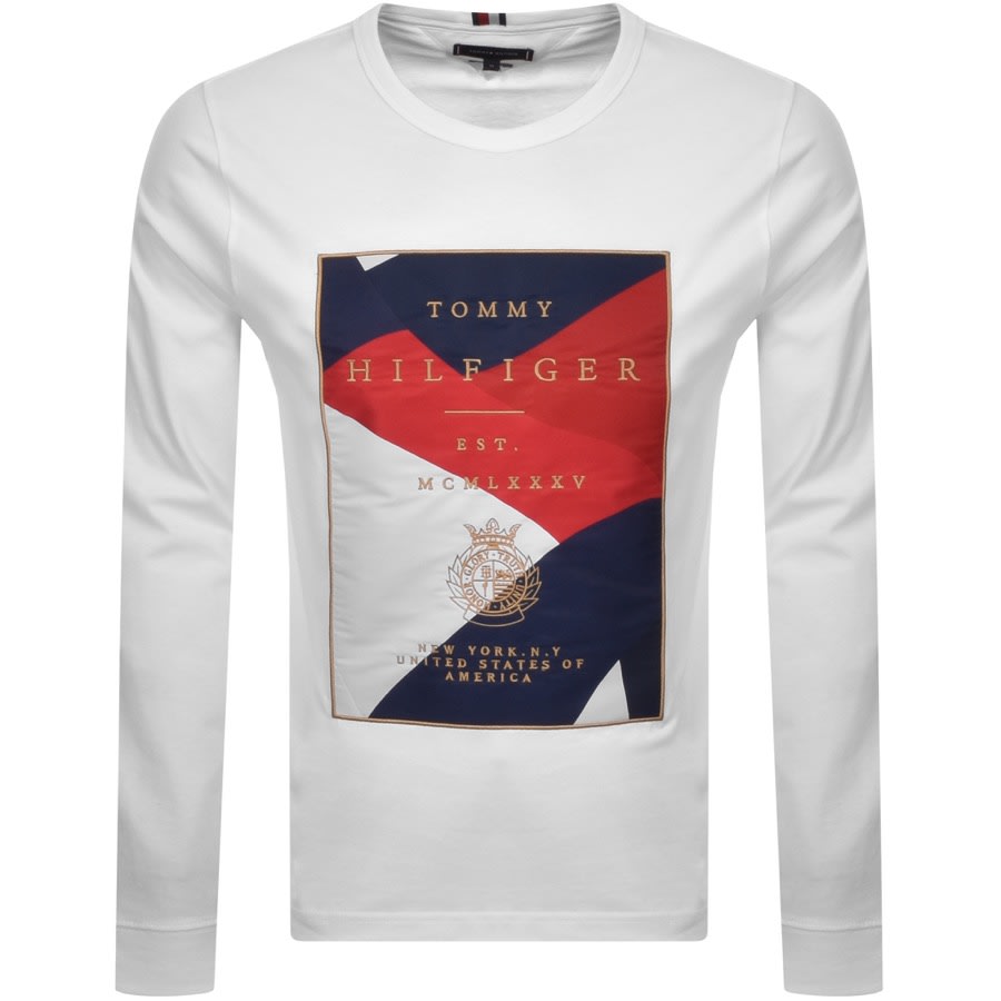 Alternative Image for ProductTommy Hilfiger Icon Patch Long Sleeve T Shirt Whit1
